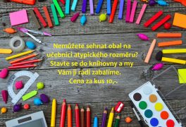 Balení učebnic a sešitů