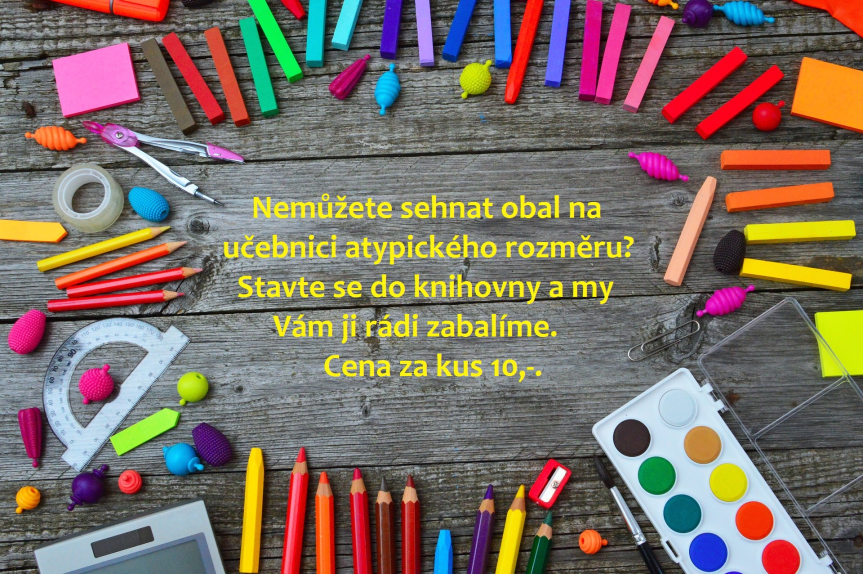 Balení učebnic a sešitů