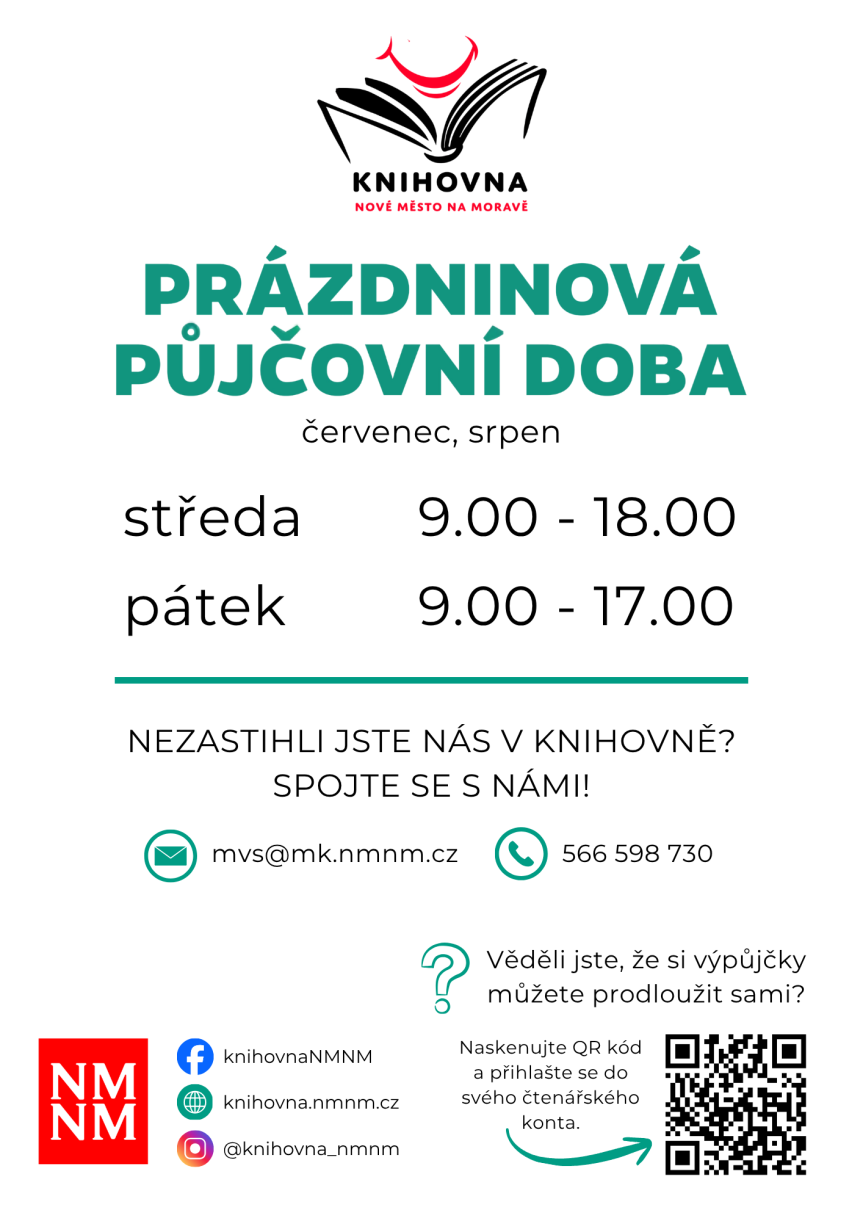 Prázdninová půjčovní doba